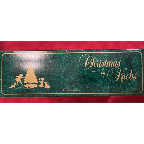 10 Vintage Christmas by Krebs Gold Round Satin Glass Ornaments with Crowns - Picture 4 of 5